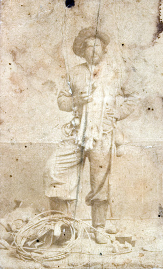Retrato de gaucho,año 1880